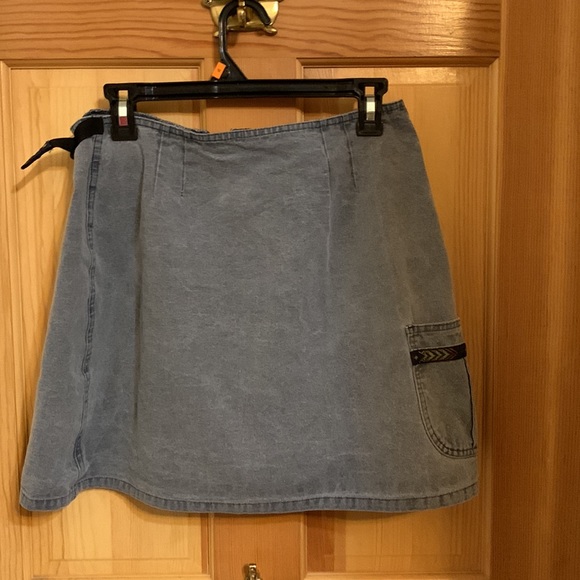 ALF Wraparound Denim Skirt - Picture 5 of 5